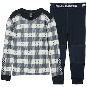 Helly Hansen Kids' LIFA® Merino All Over Print Baselayer Set