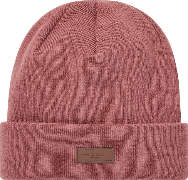 Woods Kids' Mic Cuffed Beanie Front_Flat
