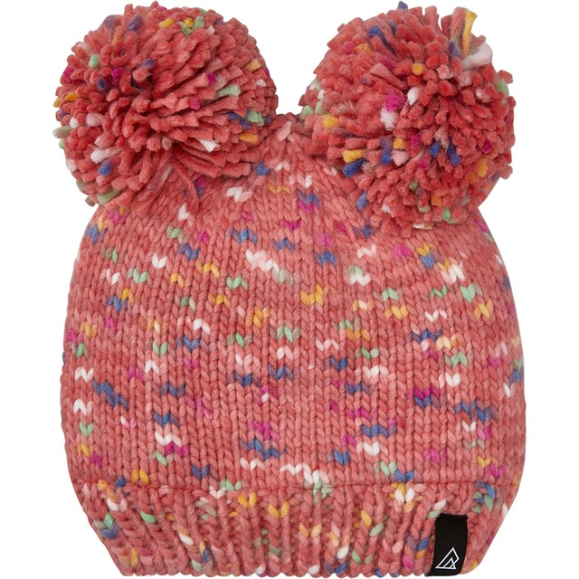 Ripzone Toddler Girls' Lily Double Pom Toque Front_Flat