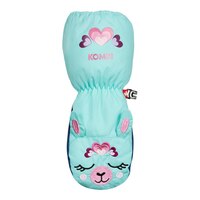 Kombi Girls' Animal Family Lisa The Llama Mitts Back_Flat