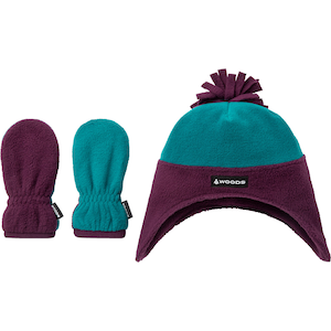 Woods Infants' Blakiston Fleece Hat and Mitt Set