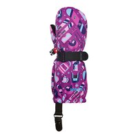 Kombi Kids' Crazy Cariboo Mitts Back_Flat