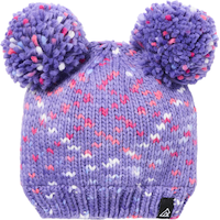 Ripzone Toddler Lily Double Pom Toque Front_Flat