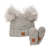 Kombi Kids’ Adorable Knit Toque and Mittens Set Composite_or_Mixed