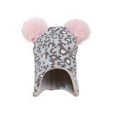 Kombi Infant Baby Leopard Toque Front_Flat