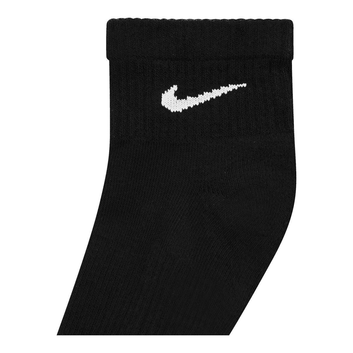 Nike Everyday Plus Quarter Socks, Breathable, 3-Pack