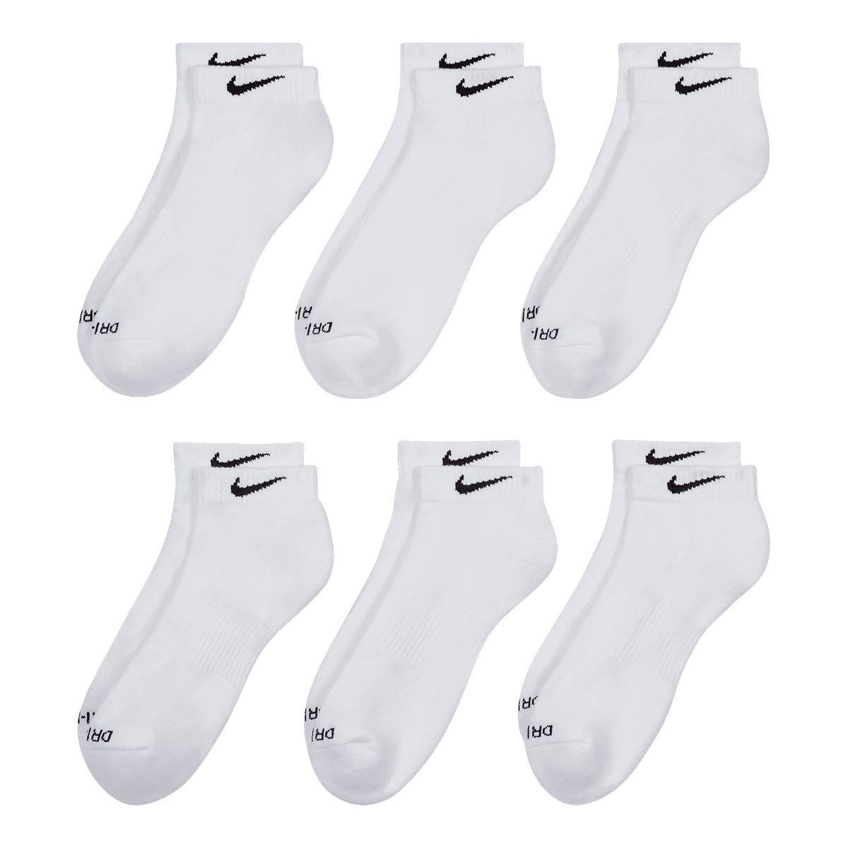 Nike Everyday Plus Athletic Socks 6 Pack SportChek