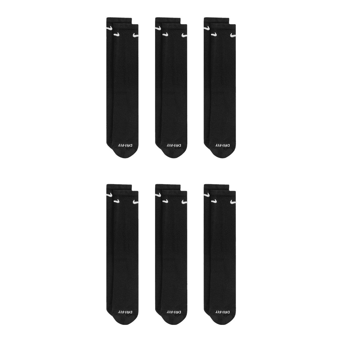 Nike Men's Everyday Plus Crew Socks - 6pk