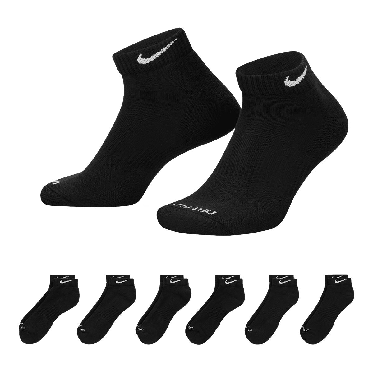 Grey nike socks 6 pack on sale