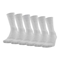 Under Armour Men's Charged Cotton 2.0 Crew Socks - 6 Pack Front_Angled_Left