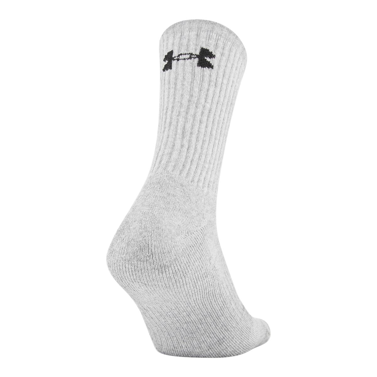 Under Armour Men's Charged Cotton 2.0 Crew Socks - 6 Pack