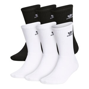 adidas Originals Men's Knit Trefoil Crew Socks - 6pk