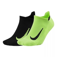Nike Men's Run Multiplier No-Show Socks 2pk Front_Angled_Left