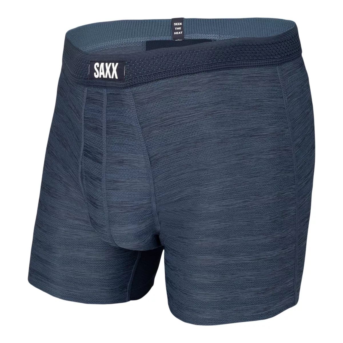 Saxx Droptemp Hotshot Stripe Men's Boxer Brief  Workout Underwear Quick-Dry