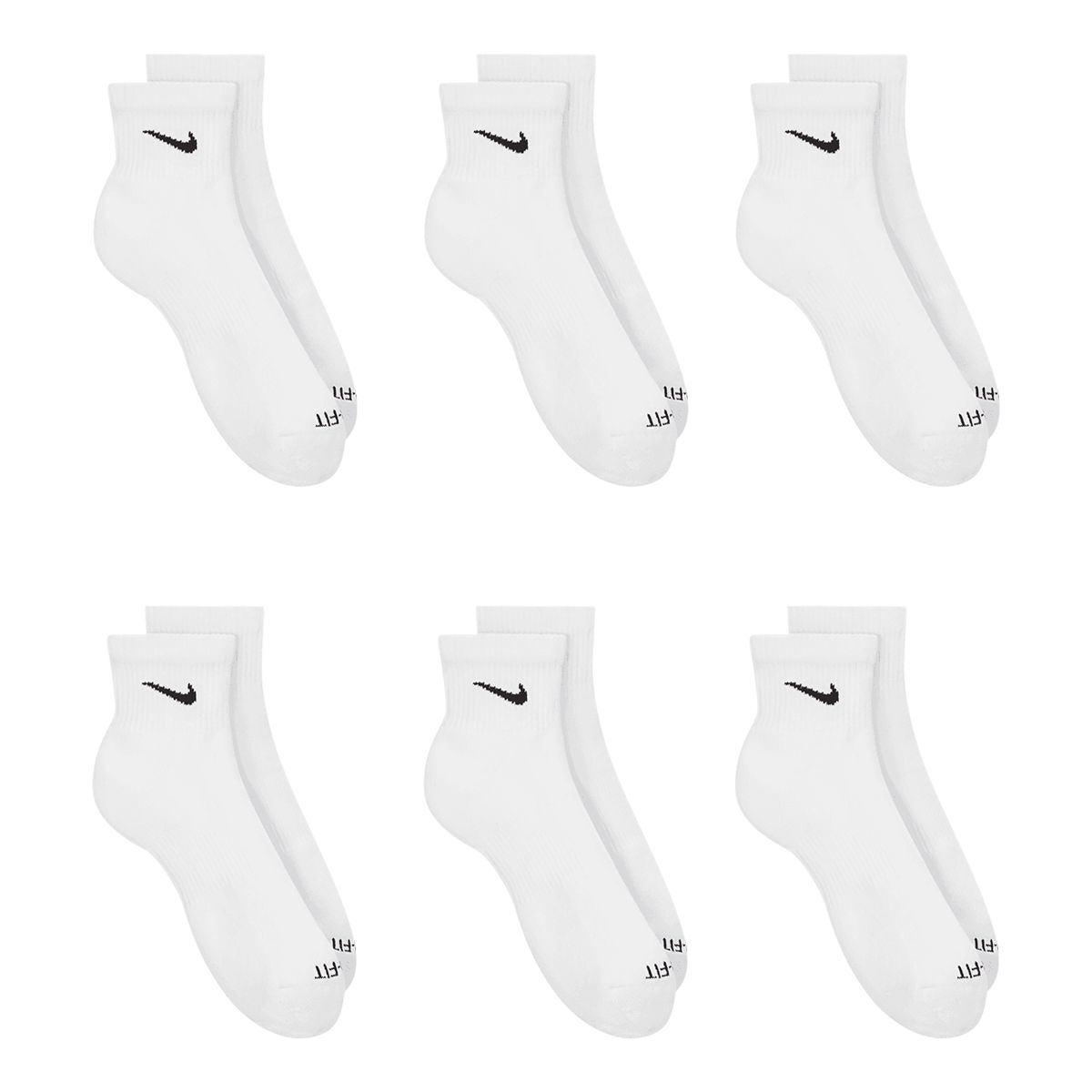 Nike Men's Everyday Plus Cushion Ankle Socks - 6pk