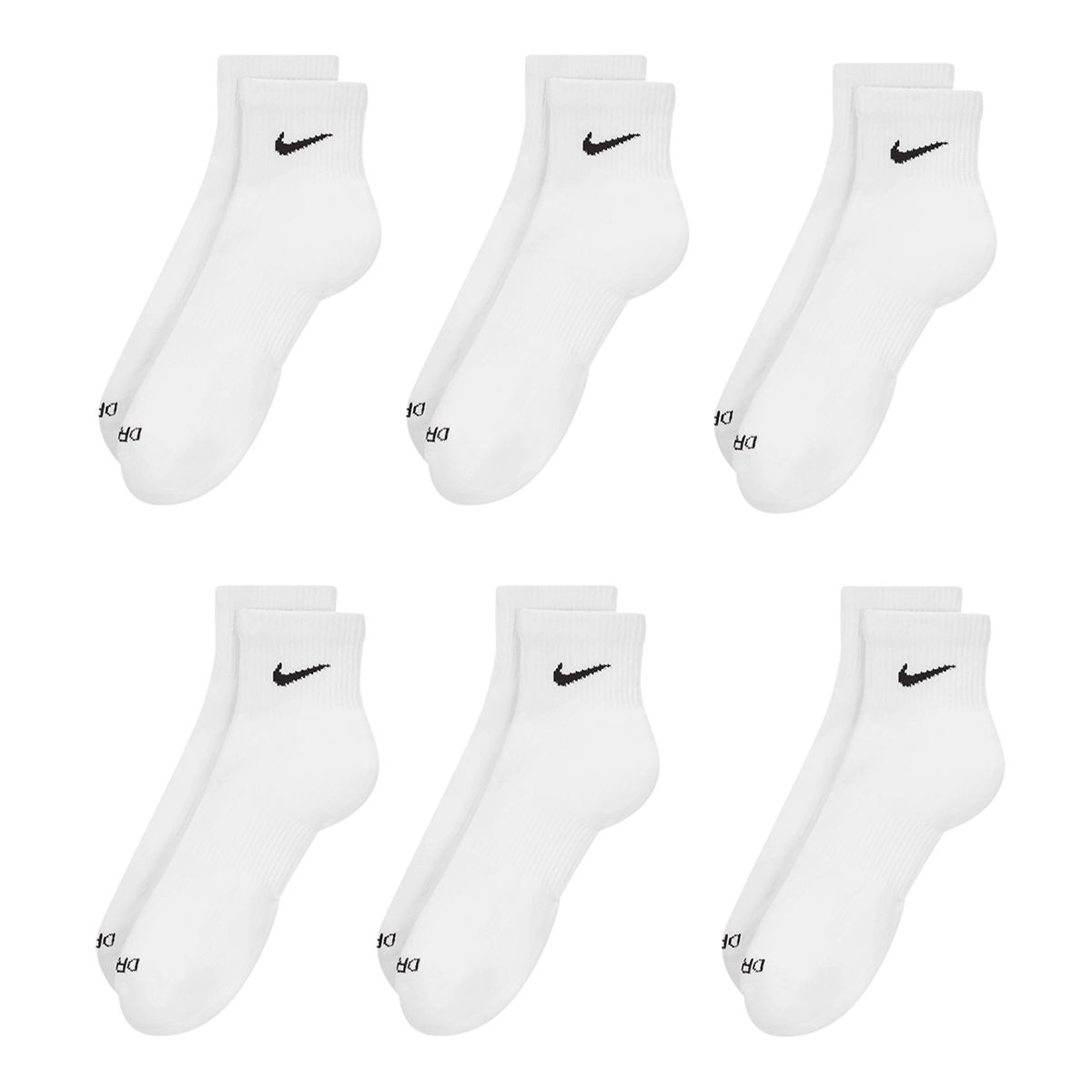 Nike Men's Everyday Plus Cushion Ankle Socks - 6pk