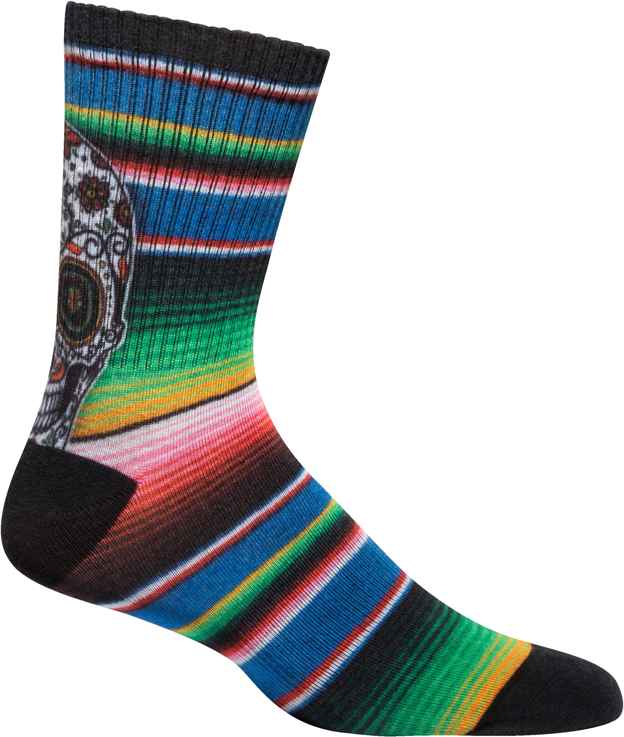 Ripzone Men s Sugar Skull Crew Socks