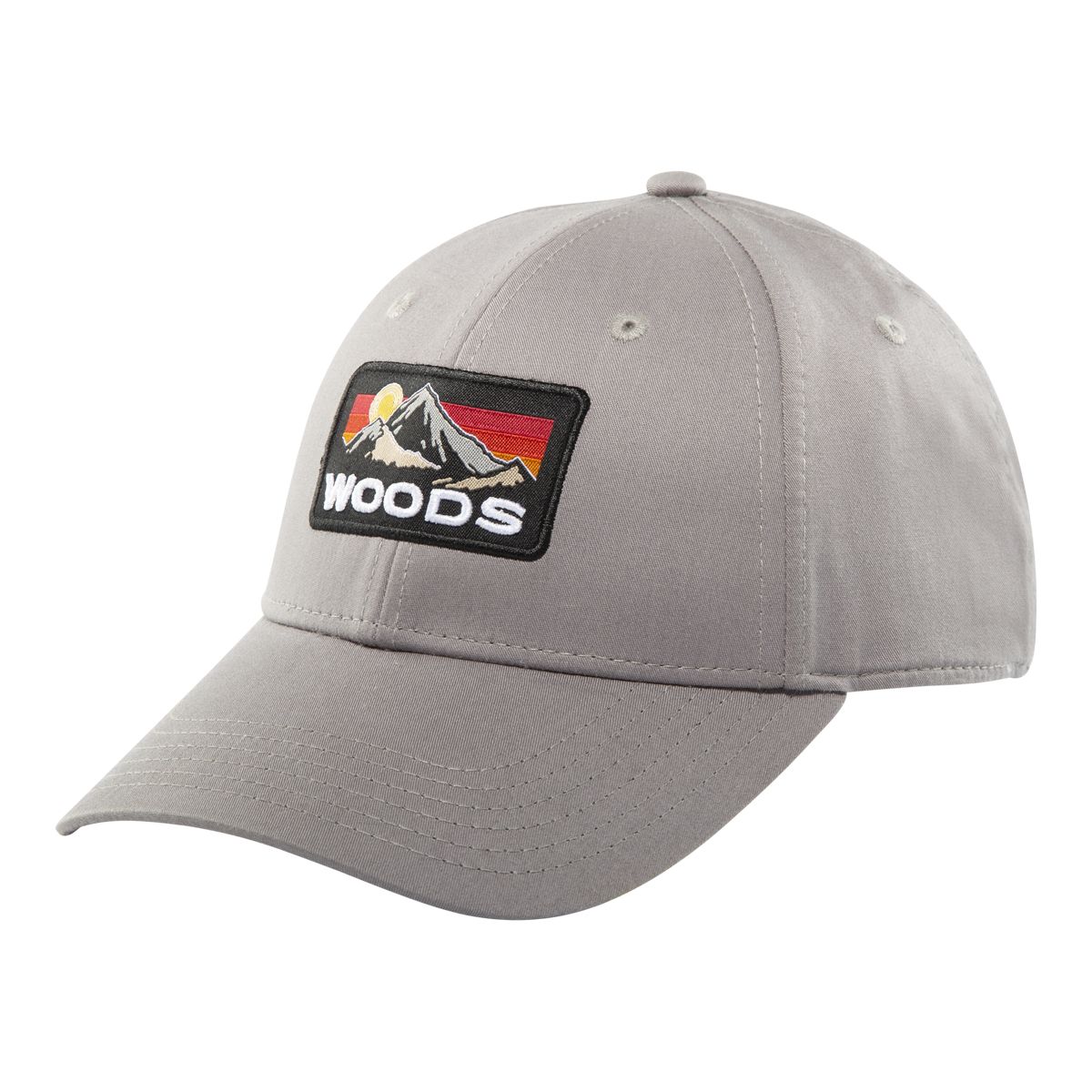Woods Men's Classic Snapback Hat Front_Angled_Left