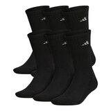 adidas Men's Athletic Crew Socks - 6pk Front_Three_Fourths_Angled_Left