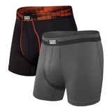 SAXX Men's Sport Mesh Boxer Brief - 2 pk Front_Angled_Left