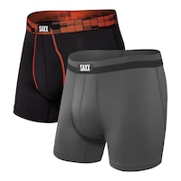 SAXX Men's Sport Mesh Boxer Brief - 2 pk Front_Angled_Left