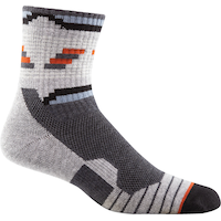 Woods Men's MacBrien Outdoor Hiking Quarter Sock Side_Right