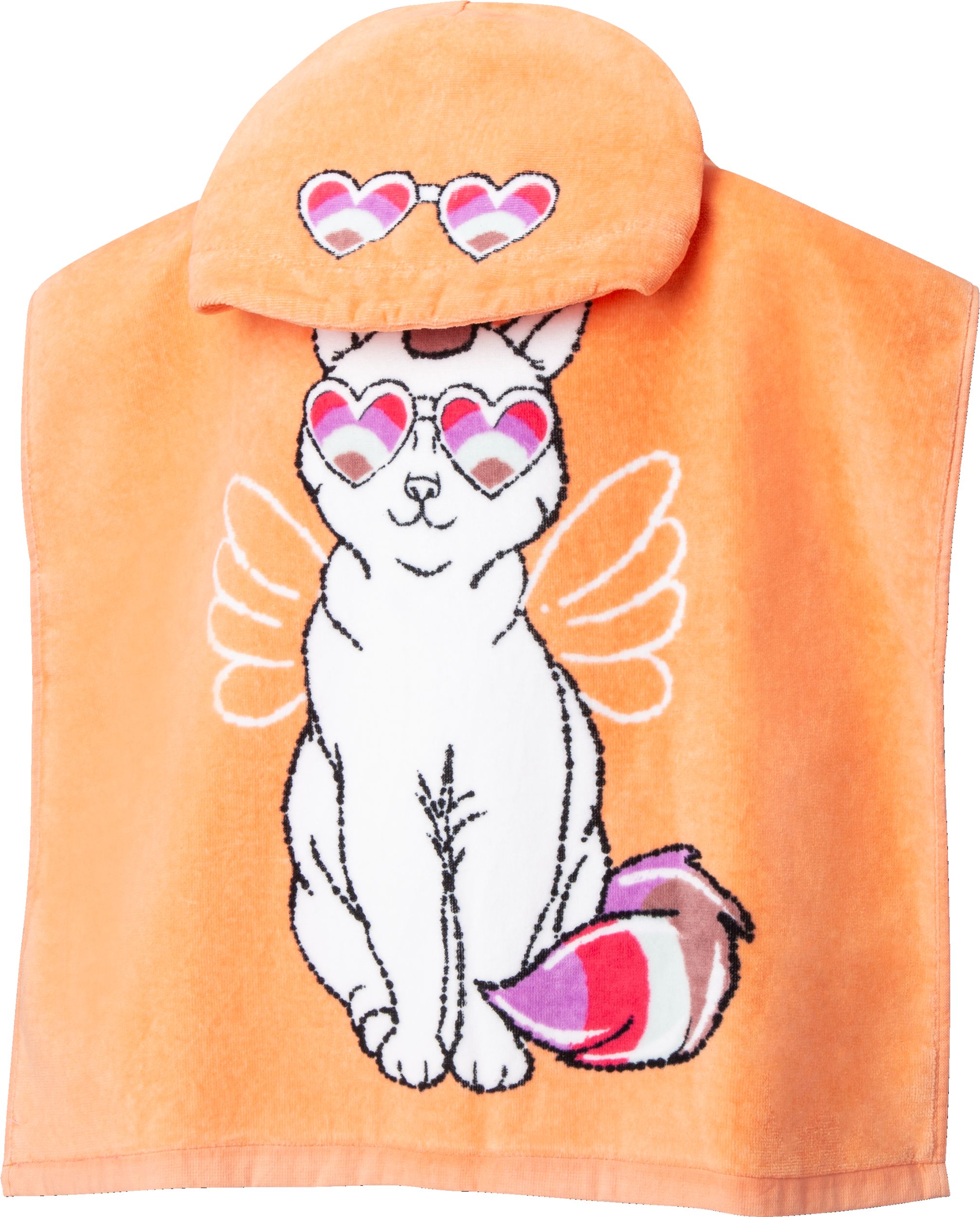 Ripzone Kids' 3D Cover Up Poncho Towel