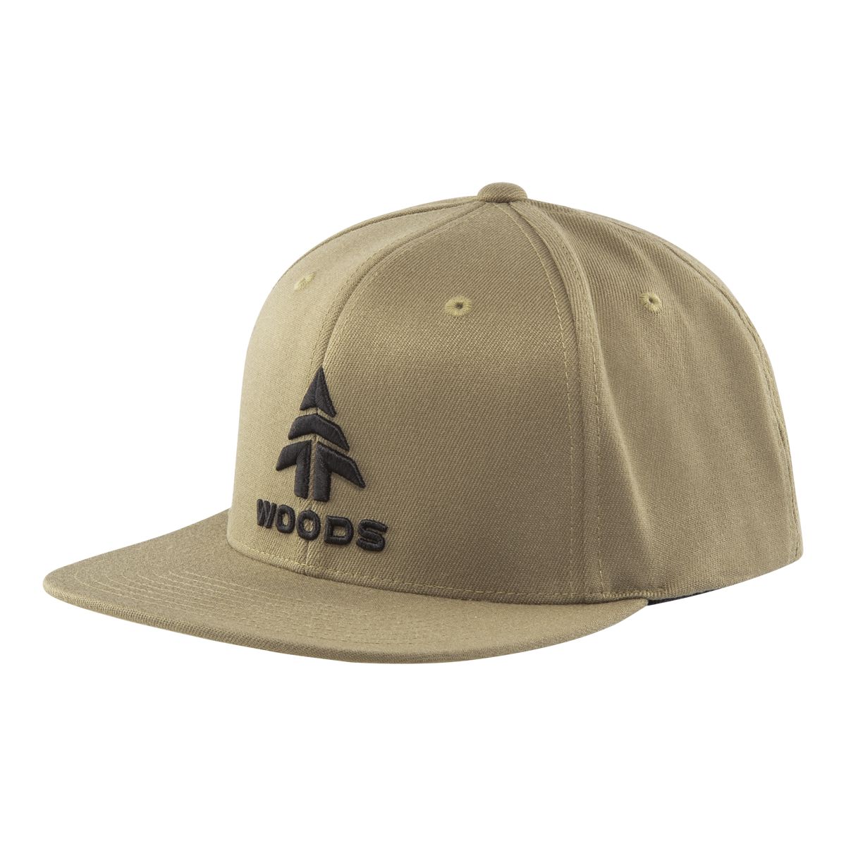 Woods Men's True North Strong Snapback Hat Front_Angled_Left