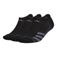 adidas Men's Superlite Stripe II No-Show Socks, 3-Pack Front_Angled_Left