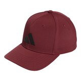 adidas Men's 3-Bar Snapback Hat Front_Angled_Left