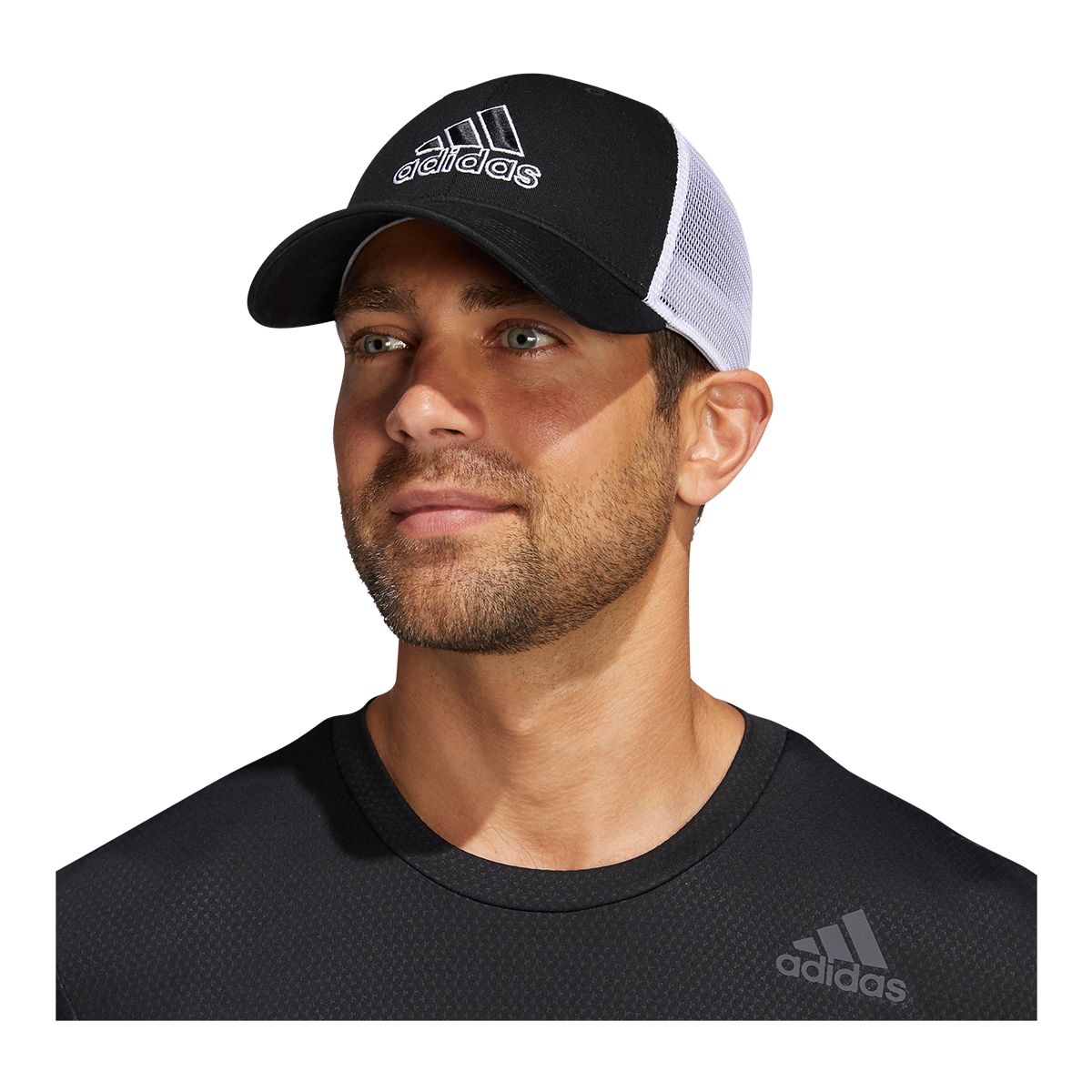 adidas Men's Structured Mesh Back Trucker Hat