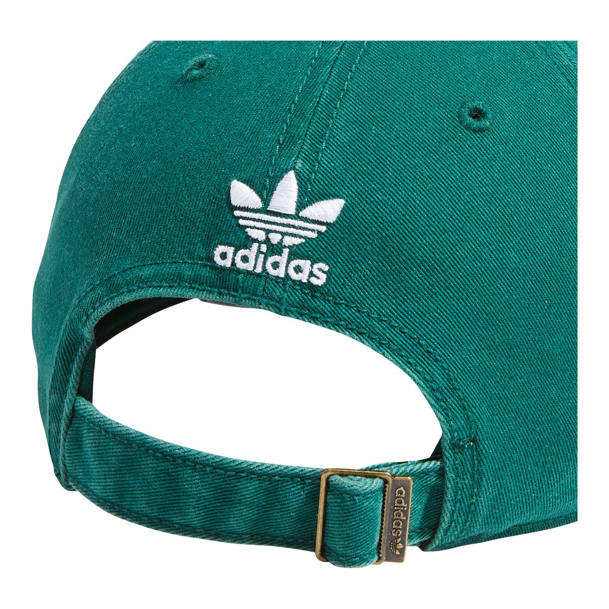 adidas Originals Men's Relaxed Strapback Dad Cap CloseUp