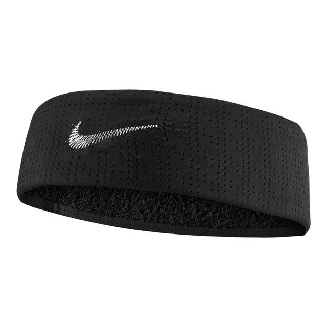 Nike Fury Terry Headband Front_Angled_Left