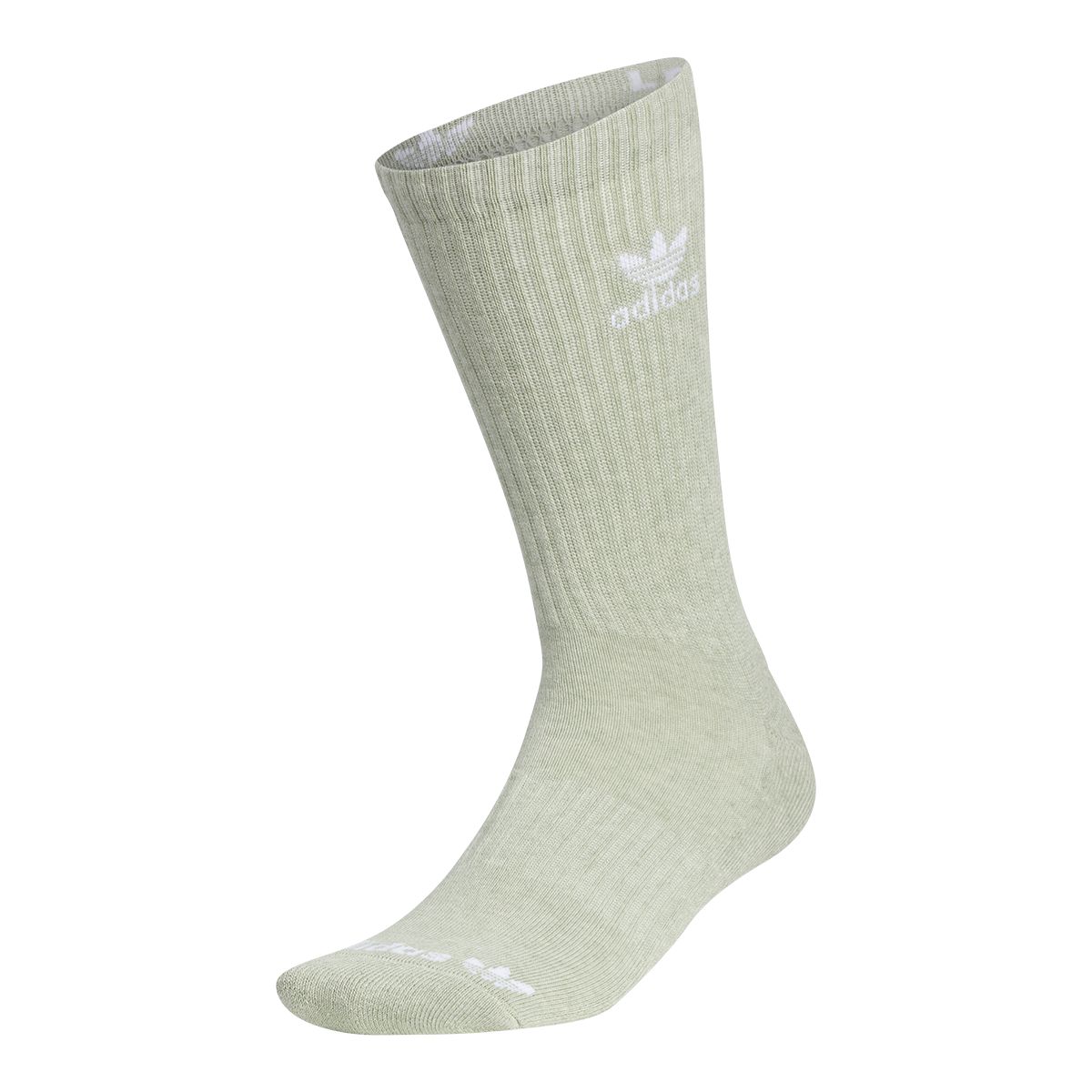 adidas Originals Men's Botanical Dye Crew Socks Front_Angled_Left