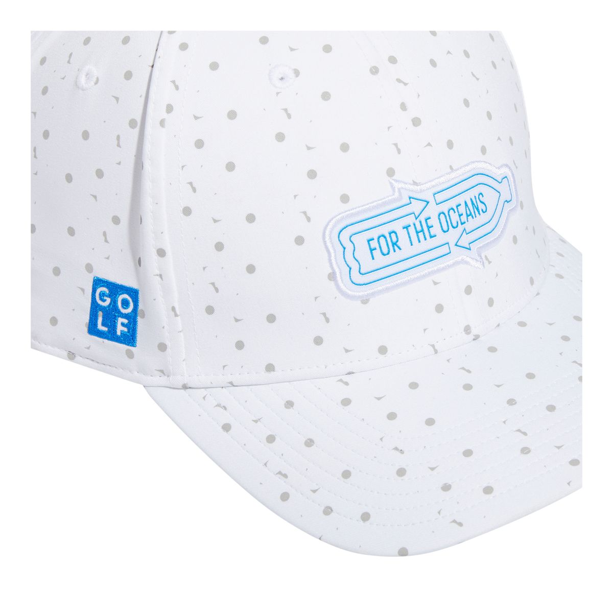 adidas Golf Men's For The Oceans Hat CloseUp