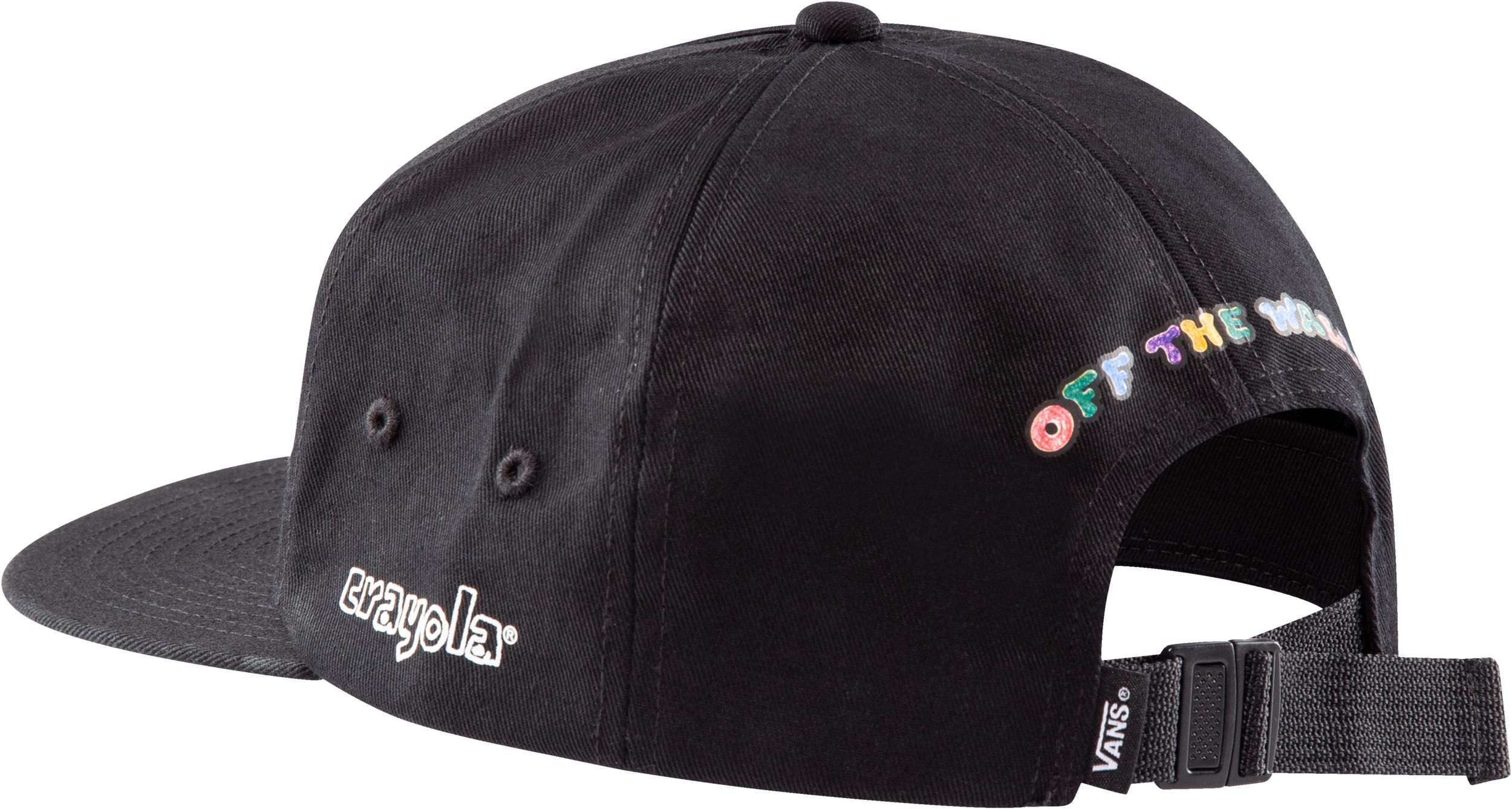 Vans x Crayola Jockey Hat Back_Angled_Left