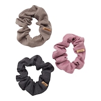 tentree Upcycled Treeblend Scrunchie - 3 pk Front_Flat