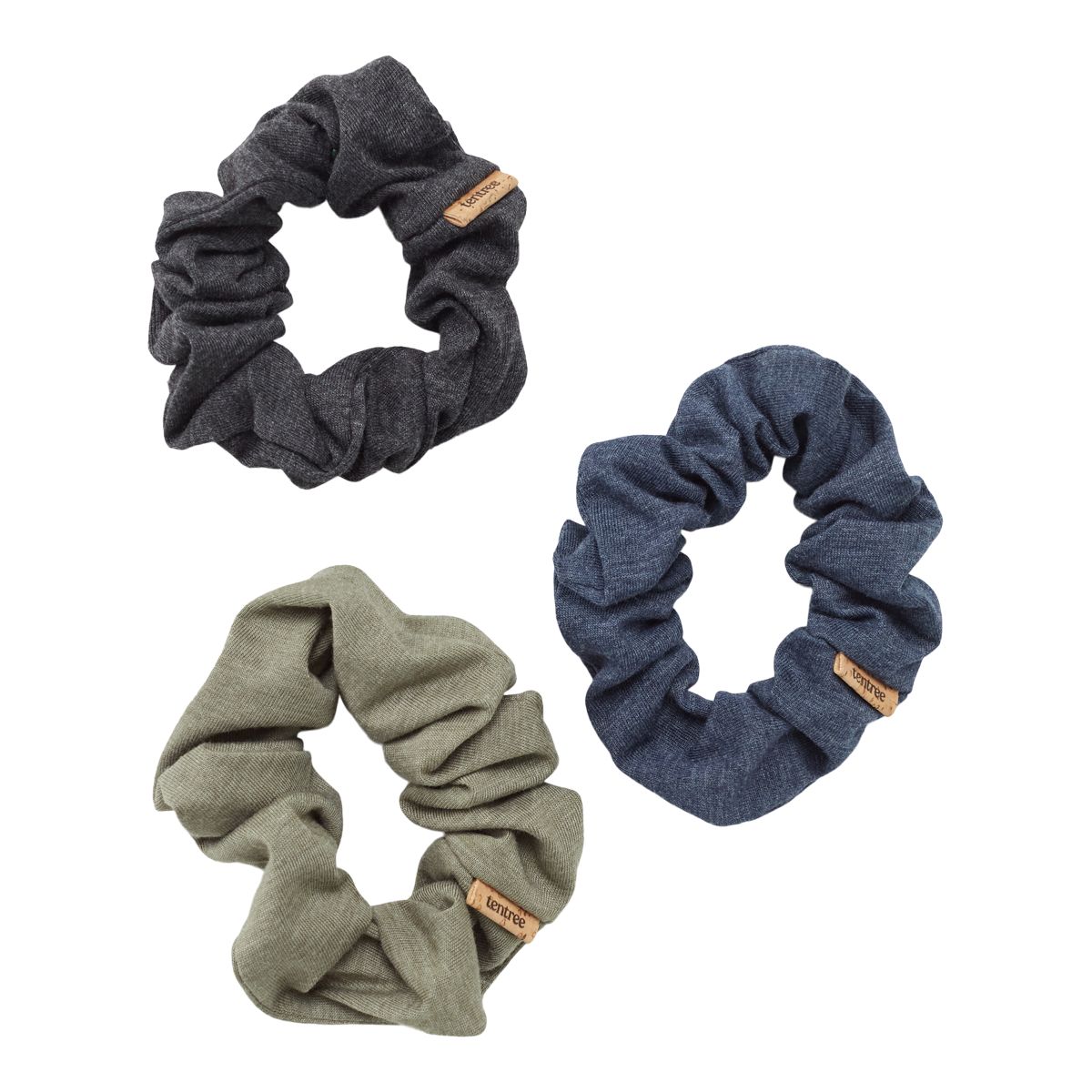 tentree Upcycled Treeblend Scrunchie - 3 pk