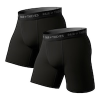 Pair Of Thieves SuperFit Men's Boxer Brief, Underwear, Quick-Dry Front_Angled_Left