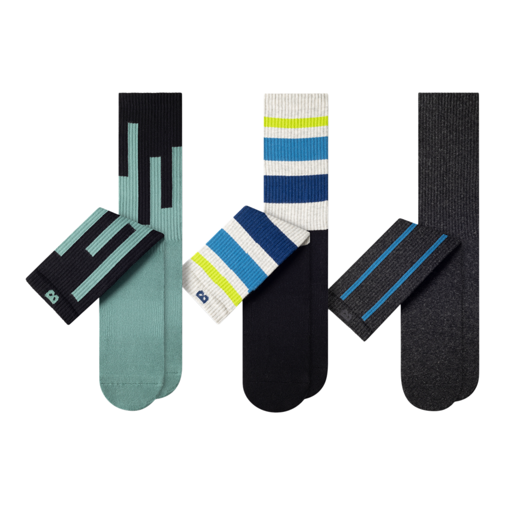 Pair Of Thieves Men's Pattern Crew Socks - 3 Pack Composite_or_Mixed