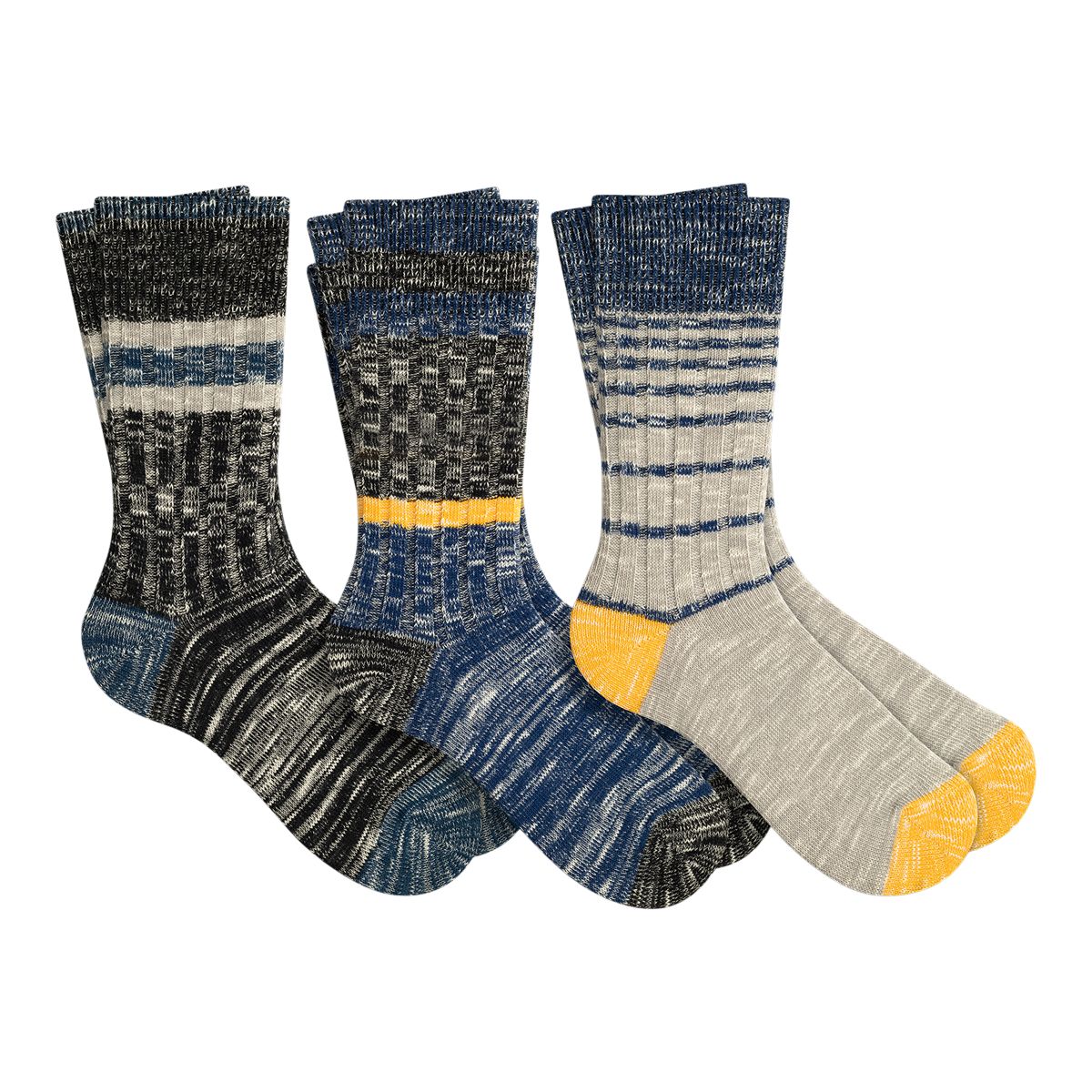 Pair Of Thieves Men's Boot Stripe Crew Socks - 3 Pack Side_Right