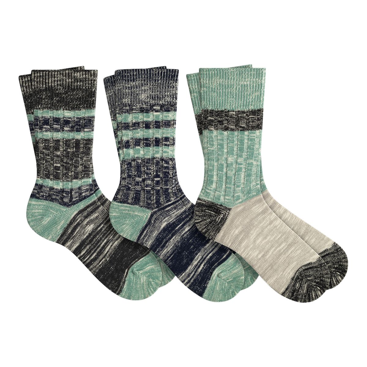 Pair Of Thieves Men's Boot Stripe Crew Socks - 3 Pack Side_Right