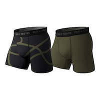 Pair Of Thieves Super Fit Men's Boxer Brief, Underwear, Quick-Dry Front_Angled_Left