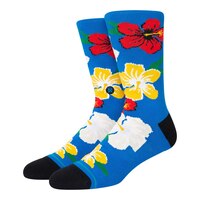 Stance Men's Flower Picker Crew Socks Front_Angled_Left