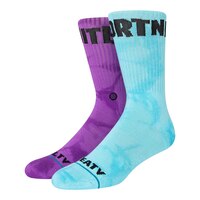 Stance Men's Fortnite Gimme The Loot Crew Socks Front_Three_Fourths_Angled_Left