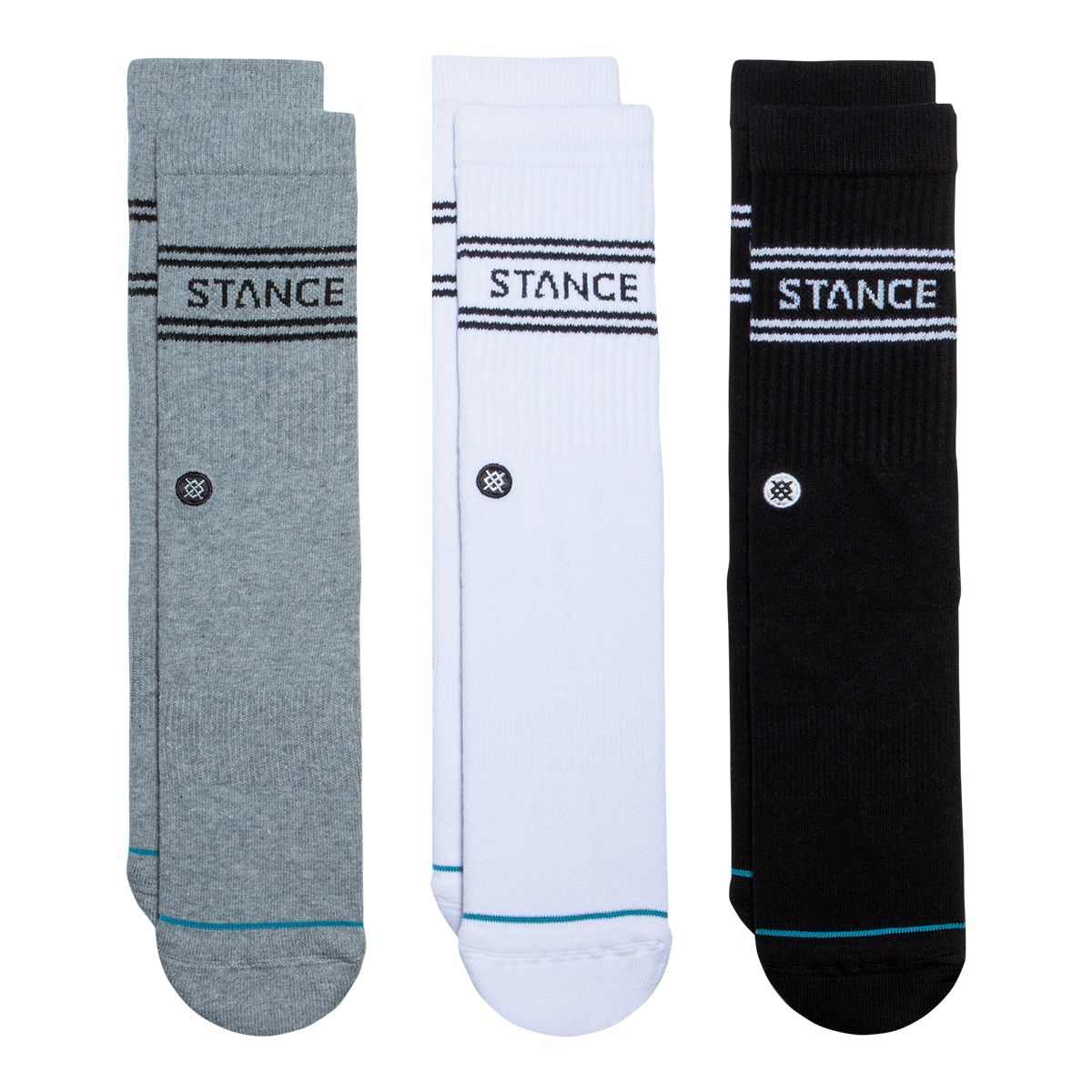 Stance Men's Basic Crew Socks - 3 Pack