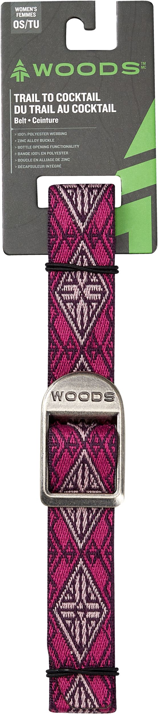 Woods Women's Trail To Cocktail Belt Front_Flat