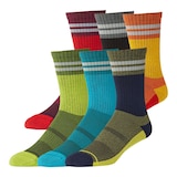 FWD Men's Performance Crew Socks – 6 pk Front_Angled_Left