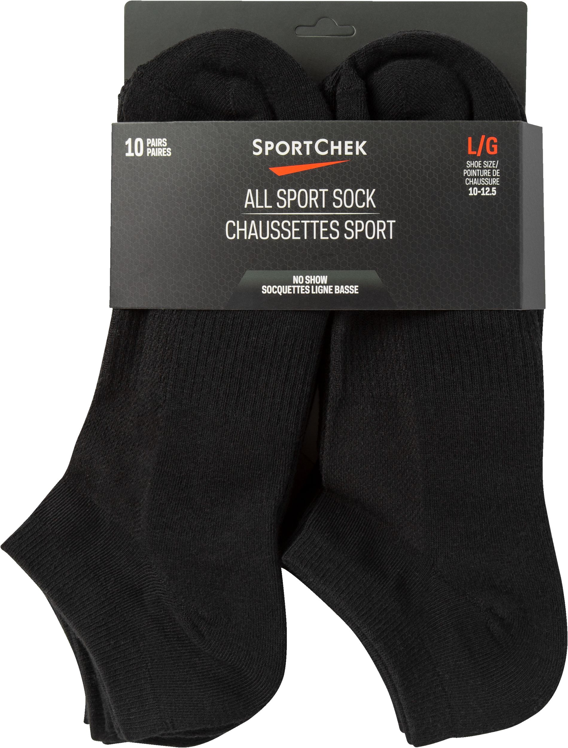 Sport Chek Men's All No-Show Socks  Arch Support 10-Pack