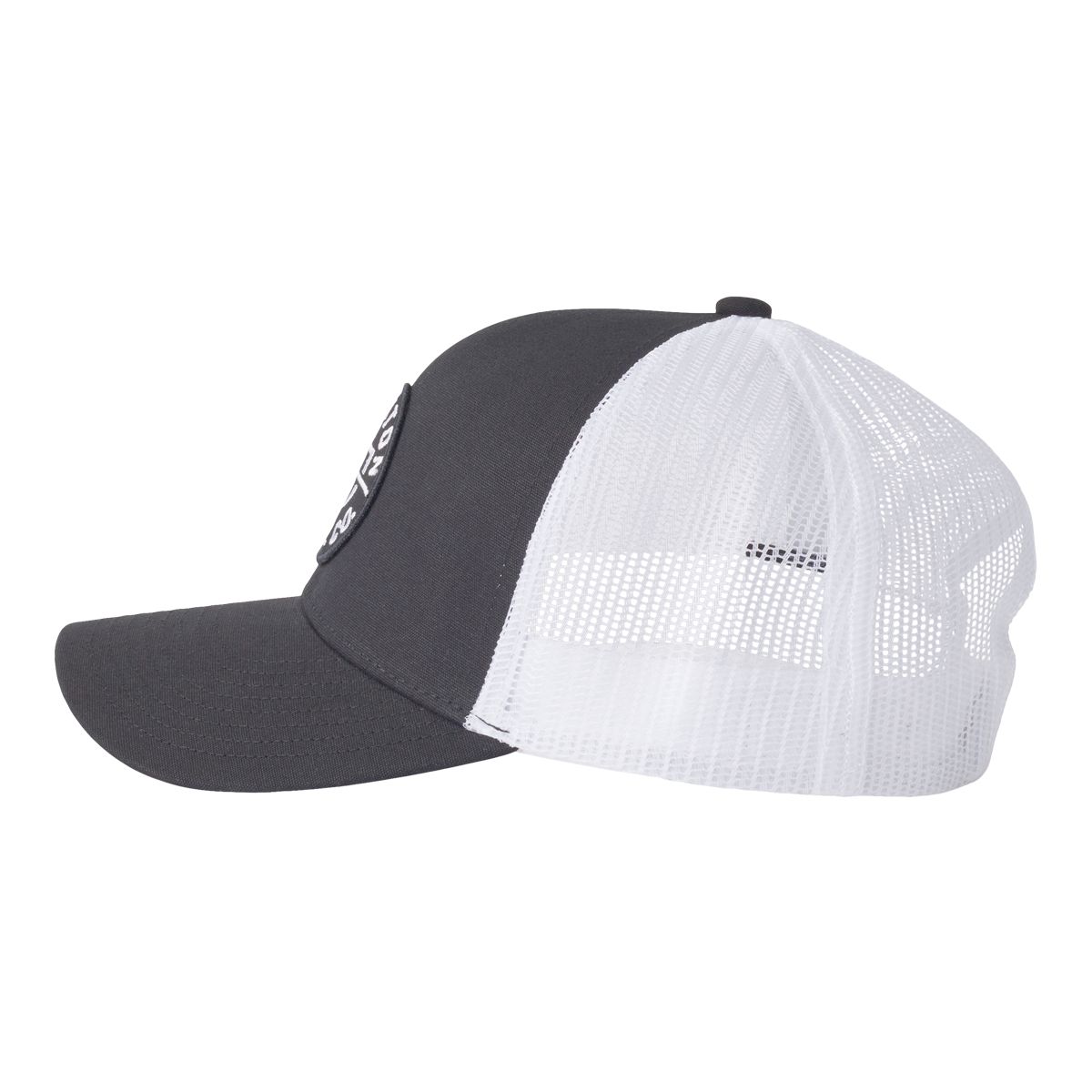 Brixton Men's Crest X MP Trucker Hat Side_Left